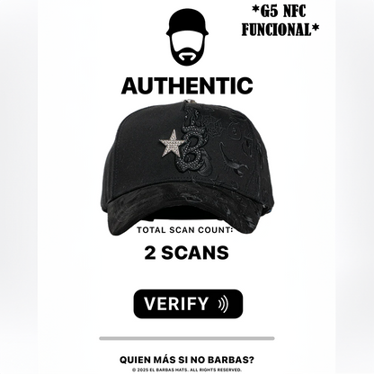 B STAR GRAFITTI BARBAS HATS