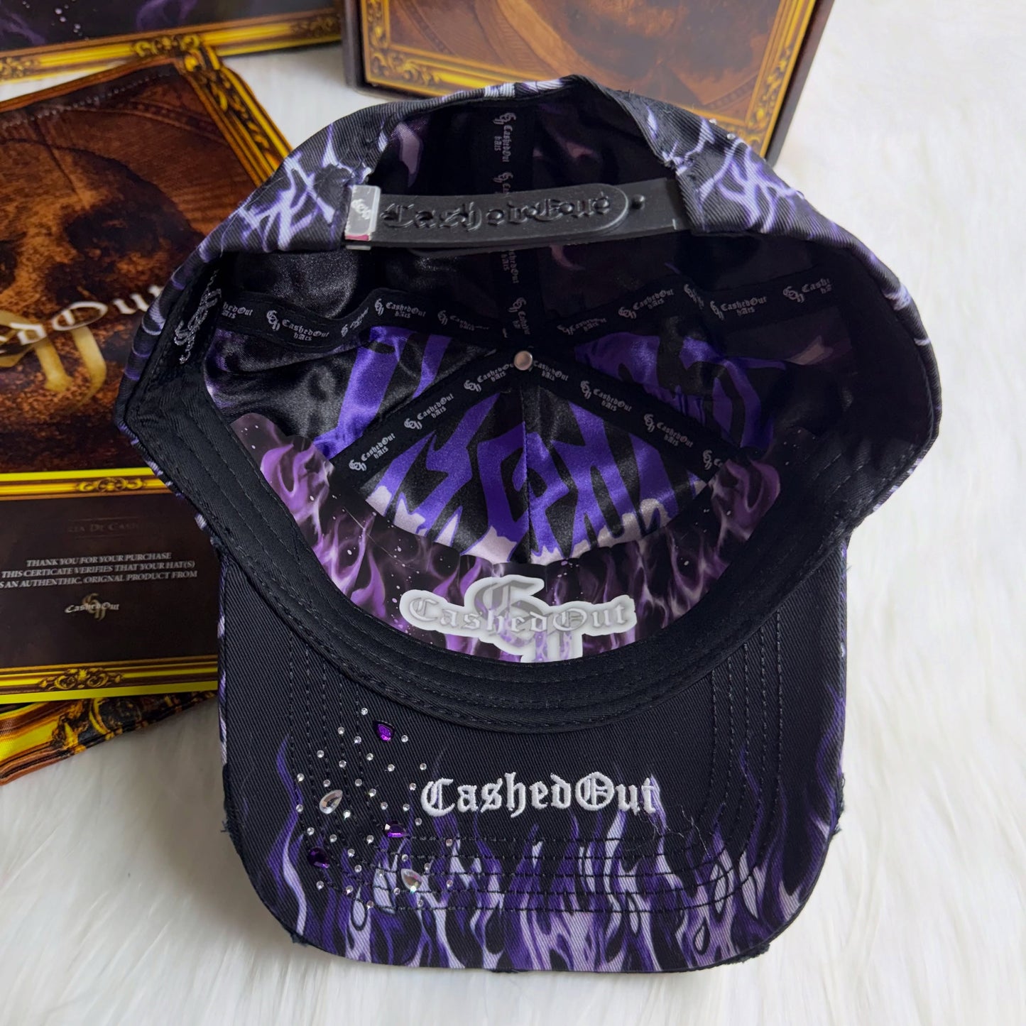 PURPLE FLAMES CASHED OUT