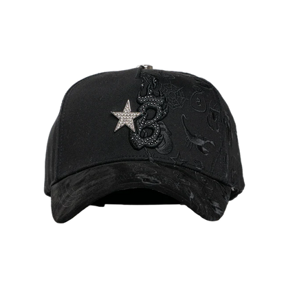 B STAR GRAFITTI BARBAS HATS