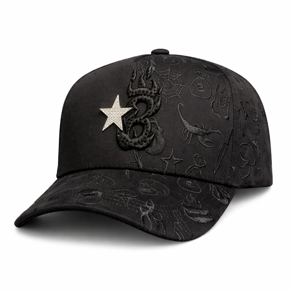 B STAR GRAFITTI BARBAS HATS